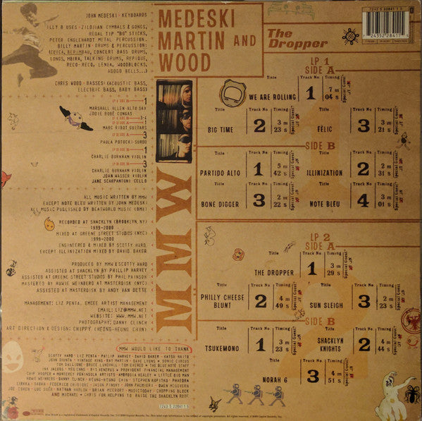 Medeski Martin & Wood : The Dropper (2xLP, Album)
