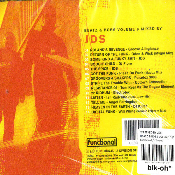 JDS : Beatz & Bobz Volume 6 (CD, Comp, Mixed)