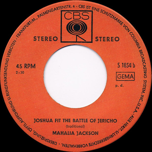 Mahalia Jackson : When The Saints Go Marching In (7")
