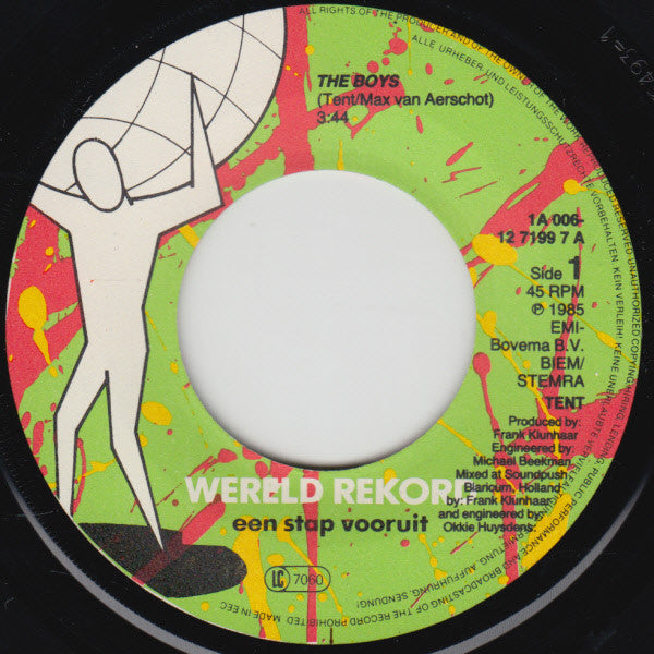 Tent : The Boys (7", Single)