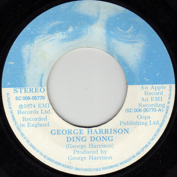 George Harrison : Ding Dong (7", Single)