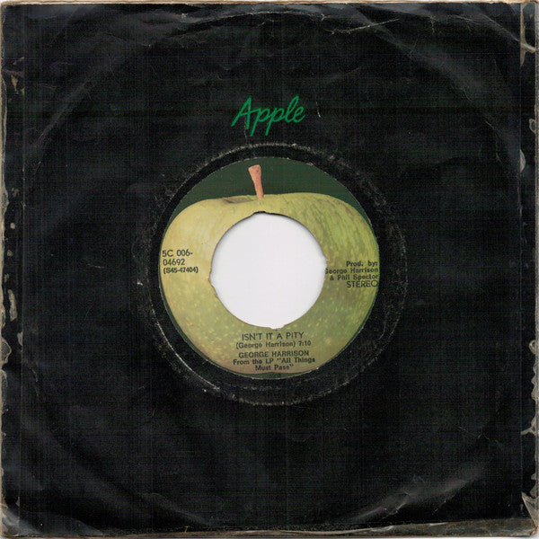 George Harrison : My Sweet Lord  (7", Single, Pus)