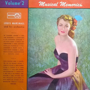 Louis Marshall And His Orchestra : Musical Memories Volume 2 (LP)