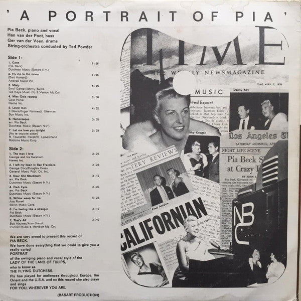Pia Beck : A Portrait Of Pia (LP)