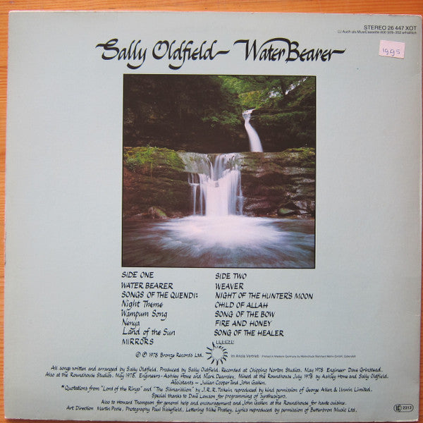 Sally Oldfield : Water Bearer (LP, Album)