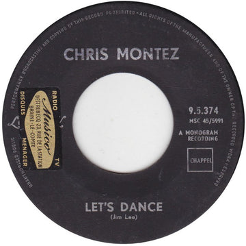 Chris Montez : Let's Dance (7", Single)