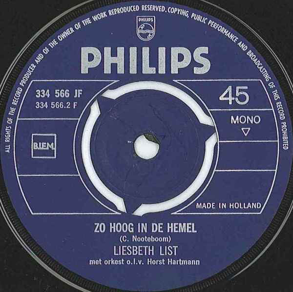 Liesbeth List Met Ramses Shaffy : Pastorale (7", Single, Mono)