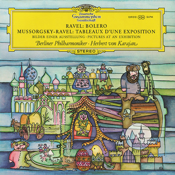 Maurice Ravel / Modest Mussorgsky - Maurice Ravel – Berliner Philharmoniker · Herbert von Karajan : Bolero / Tableaux D'une Exposition (Bilder Einer Ausstellung · Pictures At An Exhibition) (LP, RP)