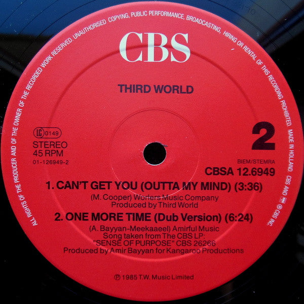 Third World : One More Time (12")