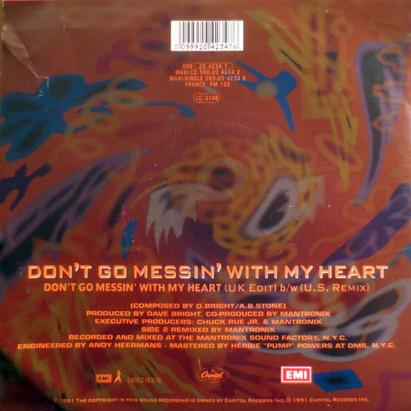 Mantronix : Don't Go Messin' With My Heart (7", Single)
