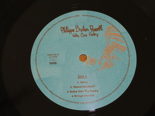 Philippe Baden Powell : Notes Over Poetry (LP, Album)