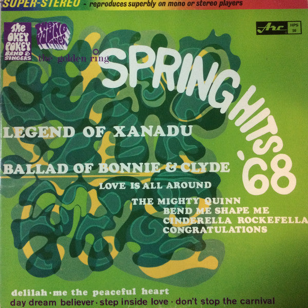 Okey Pokey Band & Singers, The Young Ones (17), The Golden Ring : Spring Hits '68 (LP, Album)