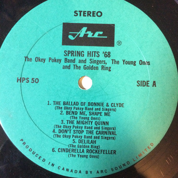 Okey Pokey Band & Singers, The Young Ones (17), The Golden Ring : Spring Hits '68 (LP, Album)