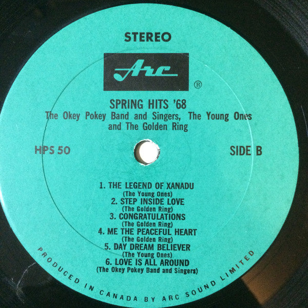 Okey Pokey Band & Singers, The Young Ones (17), The Golden Ring : Spring Hits '68 (LP, Album)
