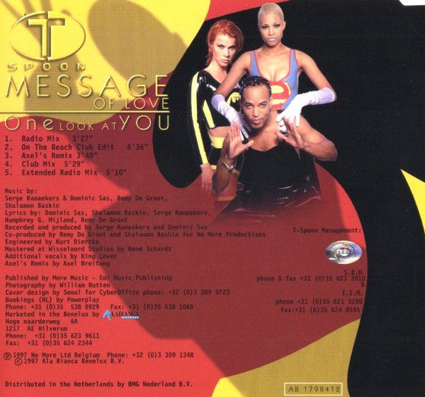 T-Spoon : Message Of Love (CD, Maxi)