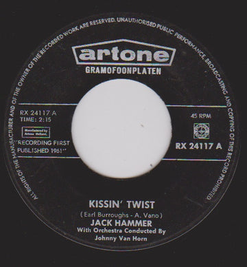 Jack Hammer : Kissin' Twist (7", Single)