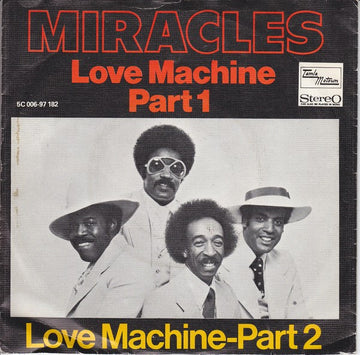 The Miracles : Love Machine (7", Single)