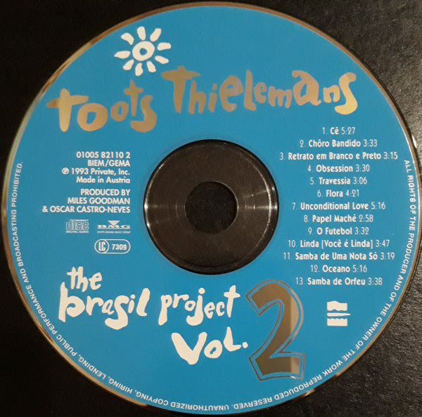 Toots Thielemans : The Brasil Project, Vol. 2 (CD, Album)