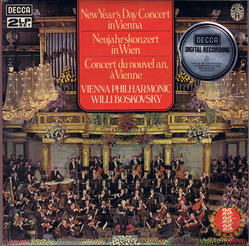 Wiener Philharmoniker / Willi Boskovsky : New Year's Day Concert In Vienna = Neujahrskonzert In Wien = Concert Du Nouvel An, A Vienne (2xLP)