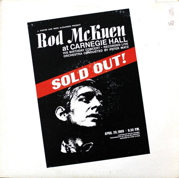 Rod McKuen : At Carnegie Hall (2xLP, Album, RE)