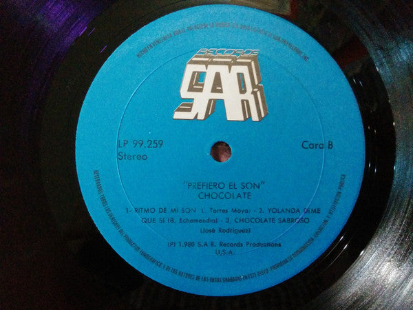 Alfredo "Chocolate" Armenteros : Monsieur Chocolate Prefiero El Son (LP, Album)