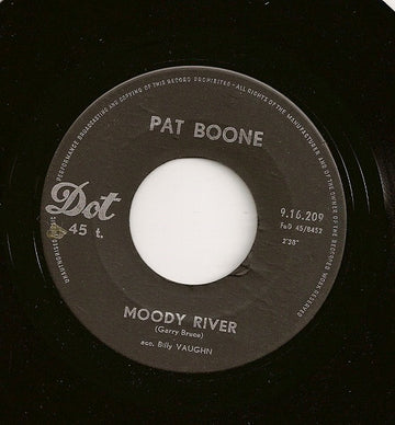 Pat Boone : Moody River / A Thousand Years (7", Single)