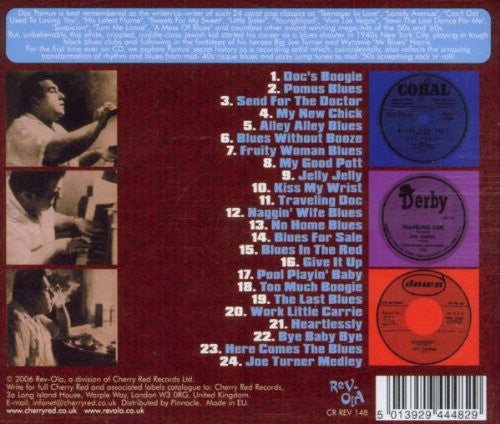 Doc Pomus : Blues In The Red (CD, Comp)