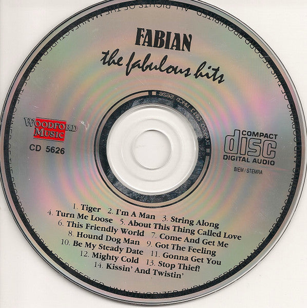 Fabian (6) : The Fabulous Hits (CD, Comp)