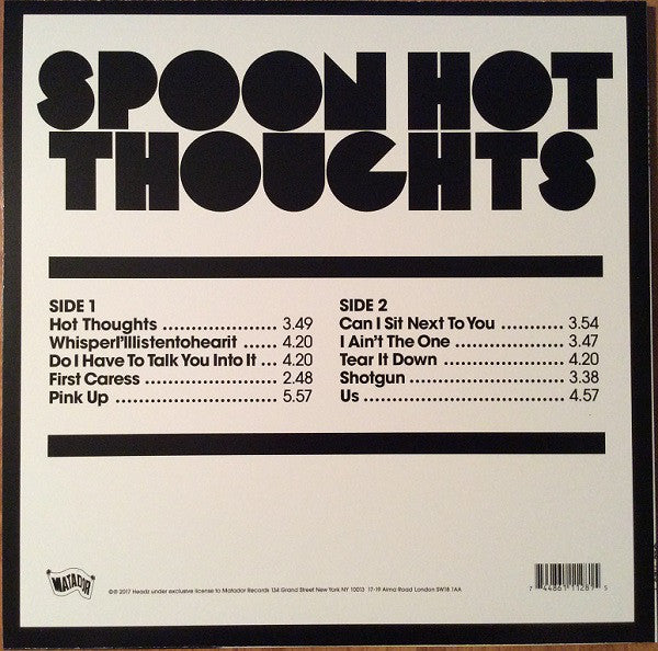 Spoon : Hot Thoughts (LP, Album, Ltd, Red)