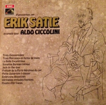 Erik Satie, Aldo Ciccolini : Pianowerken Van Erik Satie Gespeeld Door Aldo Ciccolini (LP, Album)