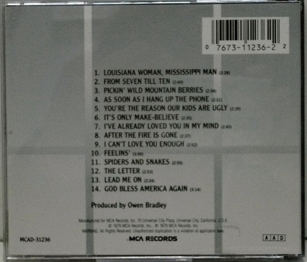 Conway Twitty & Loretta Lynn : The Very Best Of Loretta Lynn And Conway Twitty (CD, Comp)