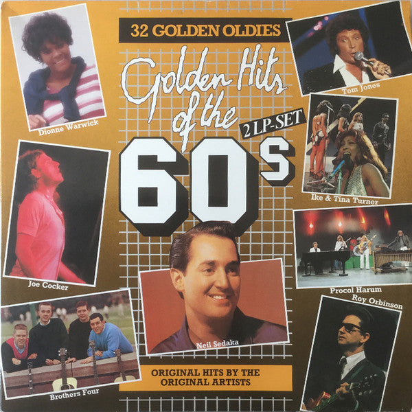 Various : Golden Hits Of The 60's (2xLP, Comp, Club)