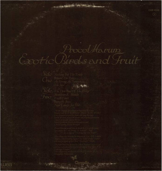 Procol Harum : Exotic Birds And Fruit (LP, Album)