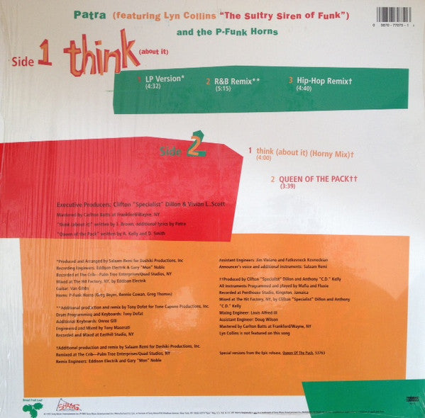 Patra : Think (About It) (12")