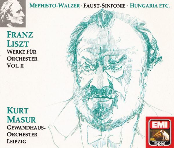 Franz Liszt – Kurt Masur, Gewandhausorchester Leipzig : Werke Für Orchester Vol. II (3xCD, Comp, RM)