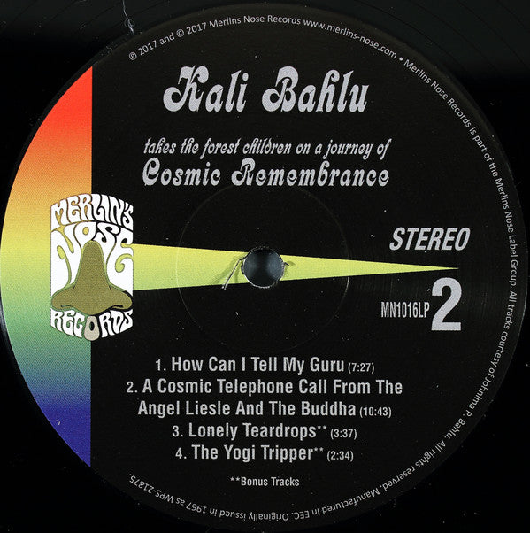 Kali Bahlu : Cosmic Remembrance (LP, Album, RE, RM)