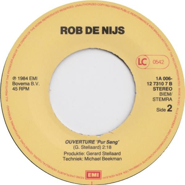Rob de Nijs : Alles Wat Ademt (7", Single)