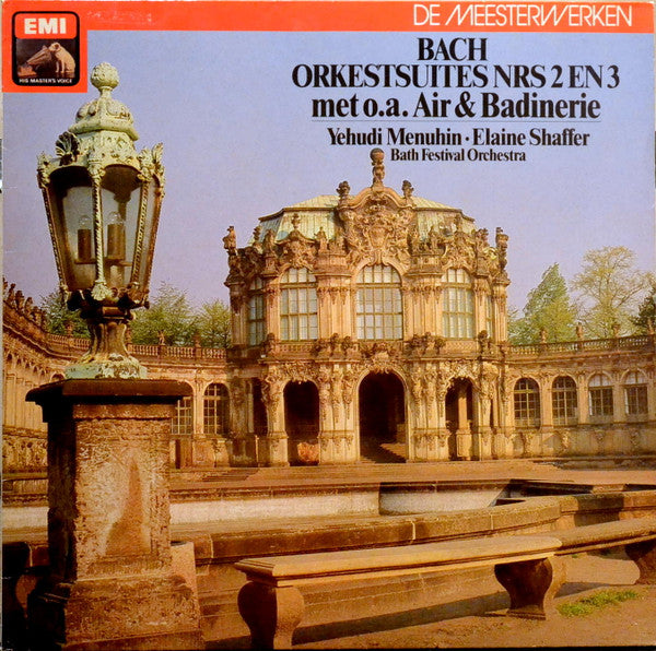 Yehudi Menuhin, Johann Sebastian Bach, Bath Festival Chamber Orchestra : Bach Orkestsuites Nrs. 2 En 3 (with Air & Badinerie) (LP, RE)