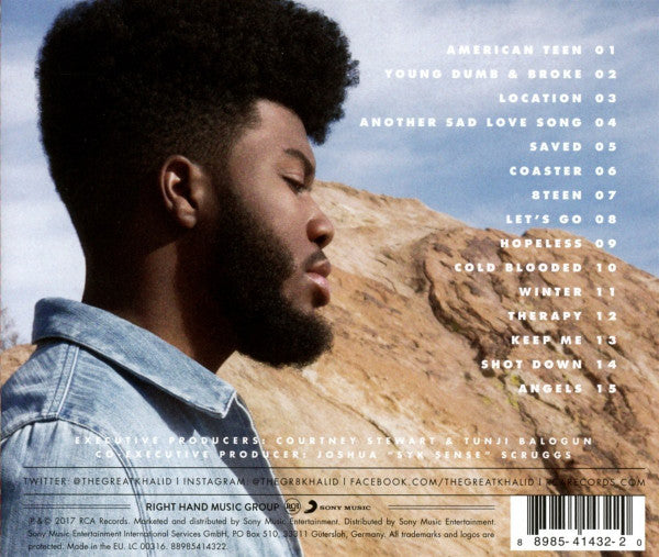 Khalid (16) : American Teen (CD, Album)