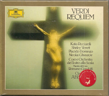 Giuseppe Verdi, Claudio Abbado, Katia Ricciarelli, Shirley Verrett, Placido Domingo, Nicolai Ghiaurov, Coro Del Teatro Alla Scala E Orchestra Del Teatro Alla Scala, Romano Gandolfi : Requiem (2xCD, Album)