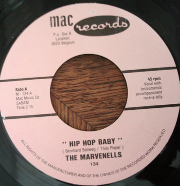 The Marvenells : Hip Hop Baby (7", Single)