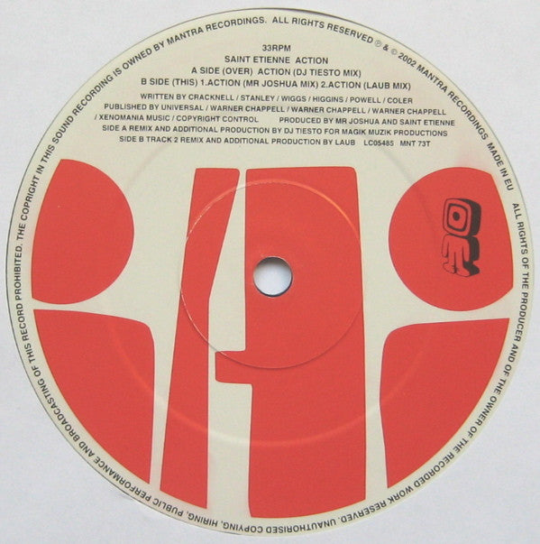Saint Etienne : Action (12")