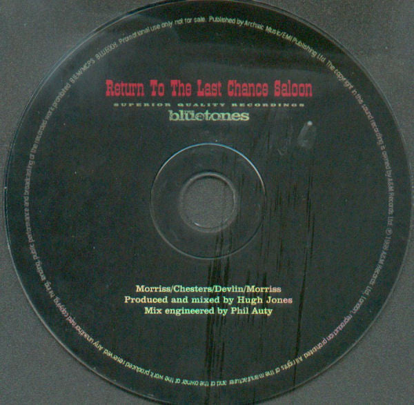 The Bluetones : Return To The Last Chance Saloon (CD, Album, Promo)
