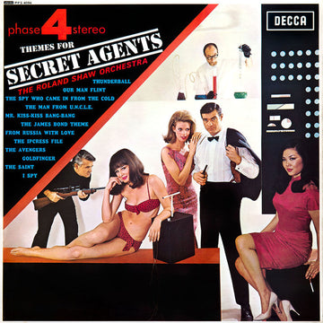 The Roland Shaw Orchestra : Themes For Secret Agents (LP, Album, RE)