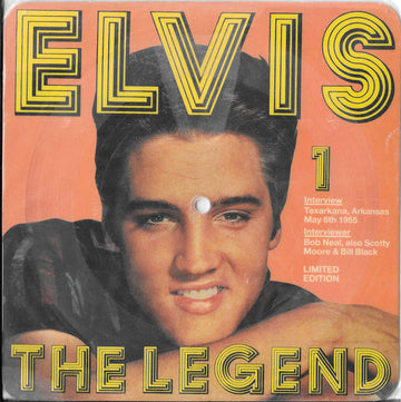 Elvis Presley : The Legend Interview (7", Shape, S/Sided, Ltd, Num, Pic)