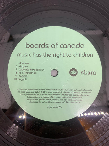 Buy Boards Of Canada : Music Has The Right To Children (2xLP, Album, RE ...