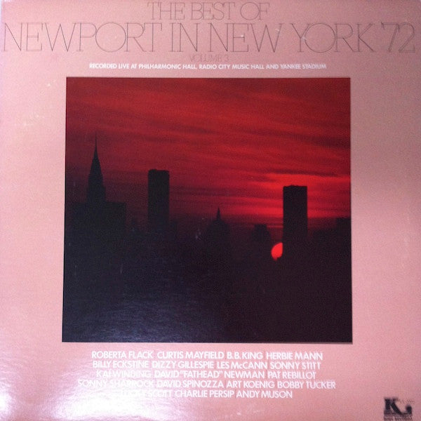 Various : The Best Of Newport In New York '72 (Volume 3) (LP, Album, RE)