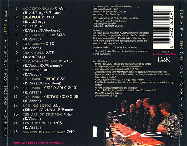 Flairck : The Chilean Concerts (CD, Album)