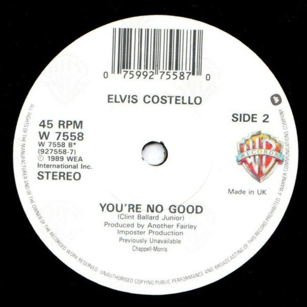 Elvis Costello : Veronica (7", Single)