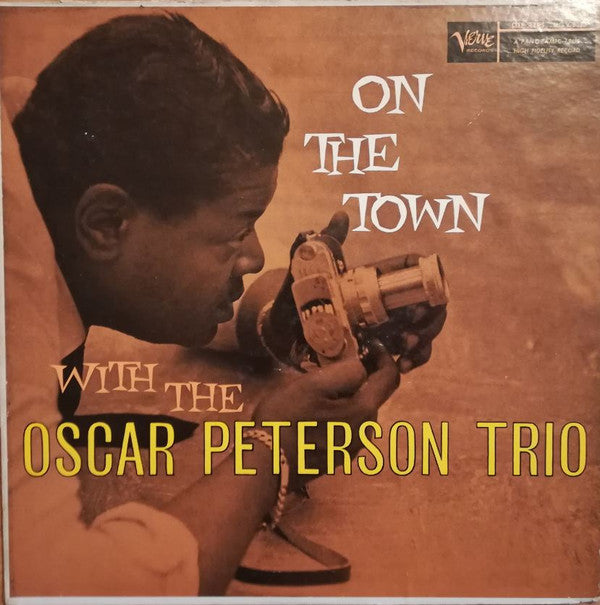 The Oscar Peterson Trio : On The Town With The Oscar Peterson Trio (LP, Album, Mono)